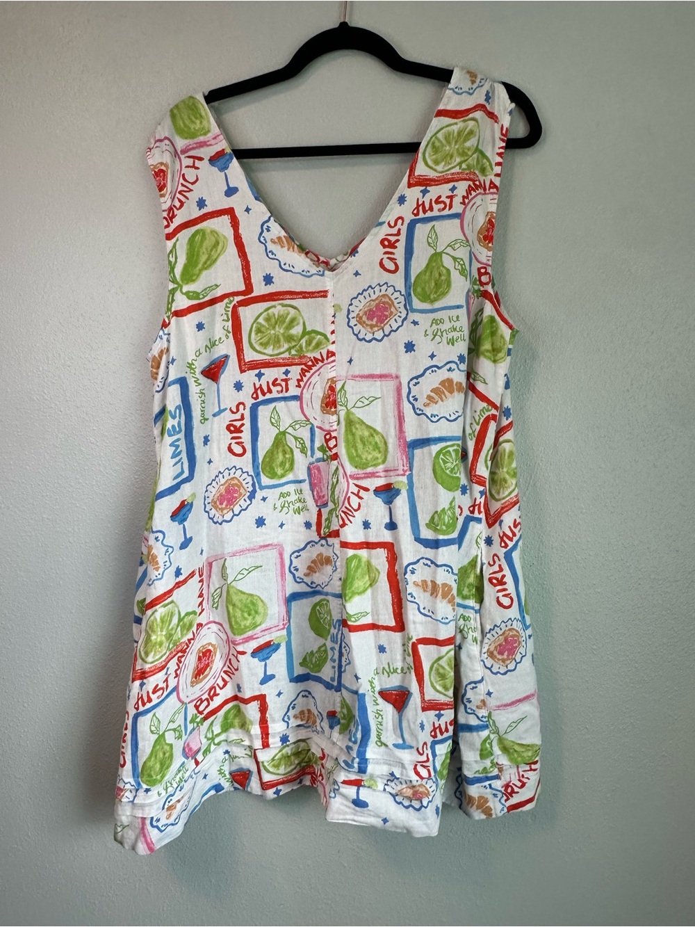Cynthia Rowley sleeveless linen-blend shift dress - Picture 8 of 9